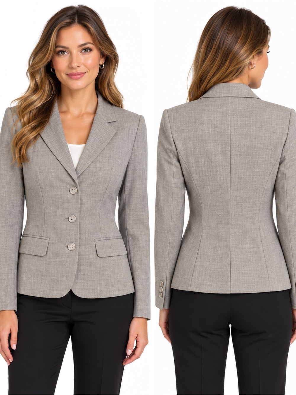 Body by Victoria Blazer Career Jacket -1128